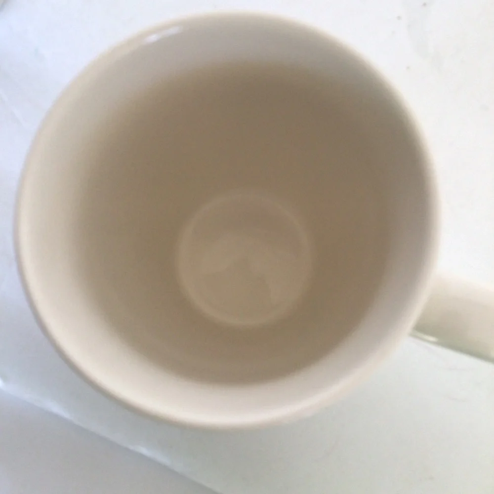 POTTERY BARN SET OF TWO NOSTALGIC SANTA MUGS